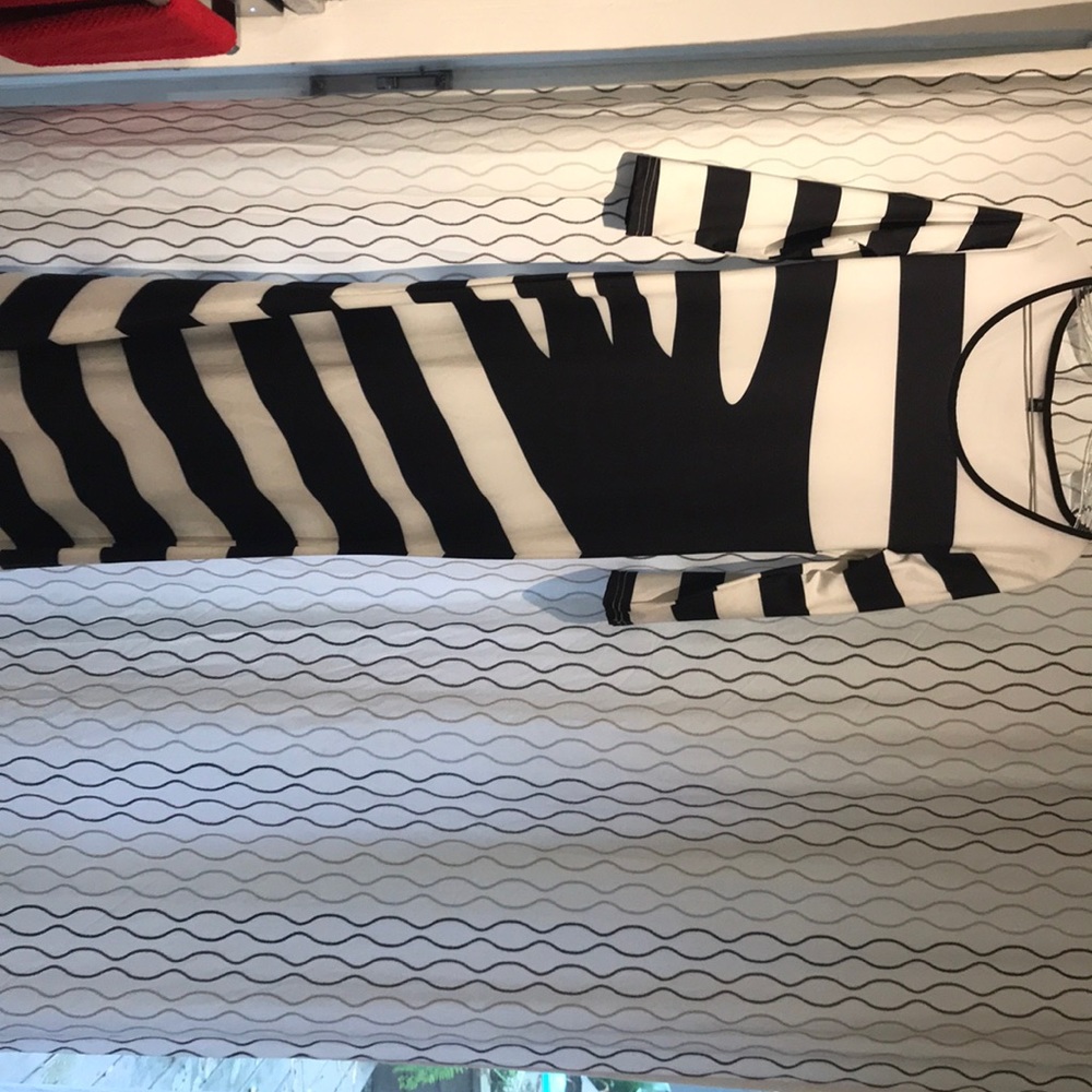 Black and white dress